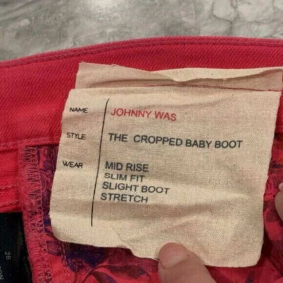 Johnny Was Embroidered Sydney Baby Boot Jeans - Picture 6 of 7